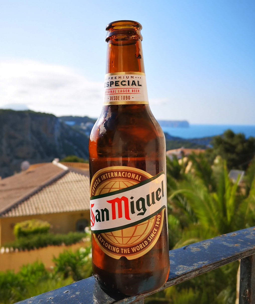 Kann man sicher auch aus der Flasche trinken: San Miguel