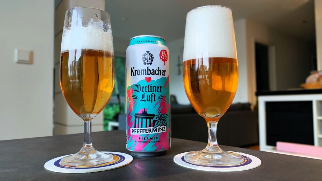 Krombacher x Berliner Luft Pfefferminz im Glas