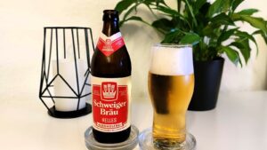 Schweiger Bräu Helles Alkoholfrei im Glas