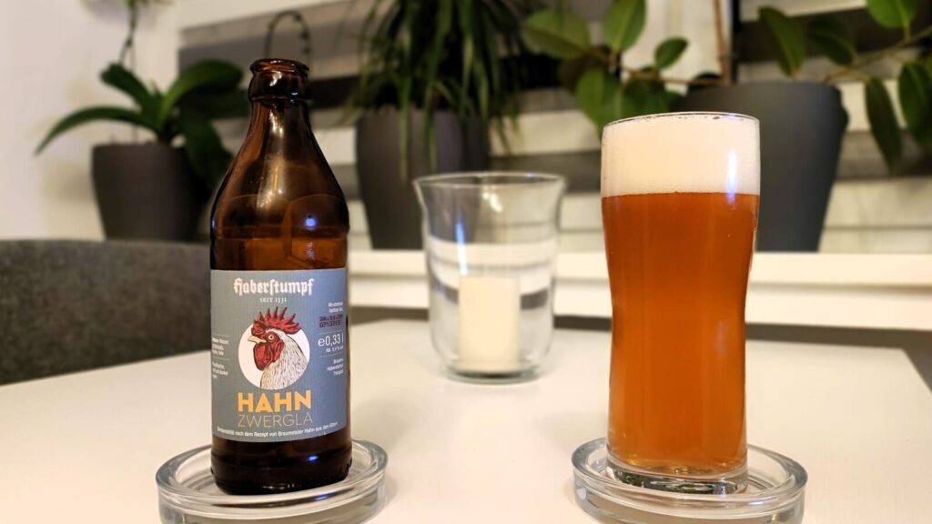 Haberstumpf Hahn Zwergla im Glas