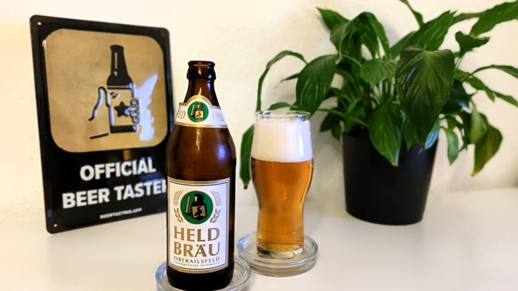 Held Bräu Hell im Glas