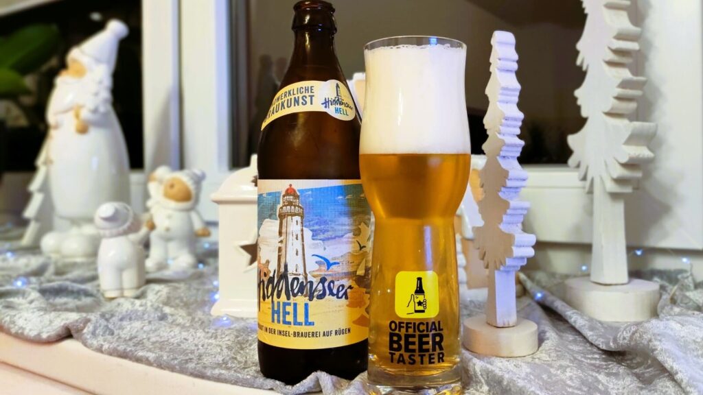 Hiddenseer Hell im Glas