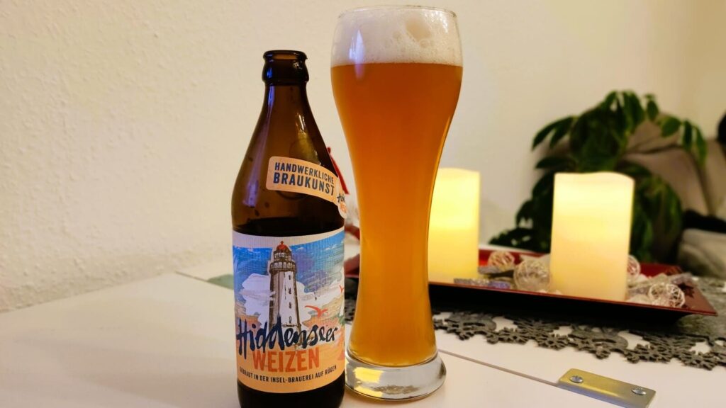 Hiddenseer Weizen im Glas