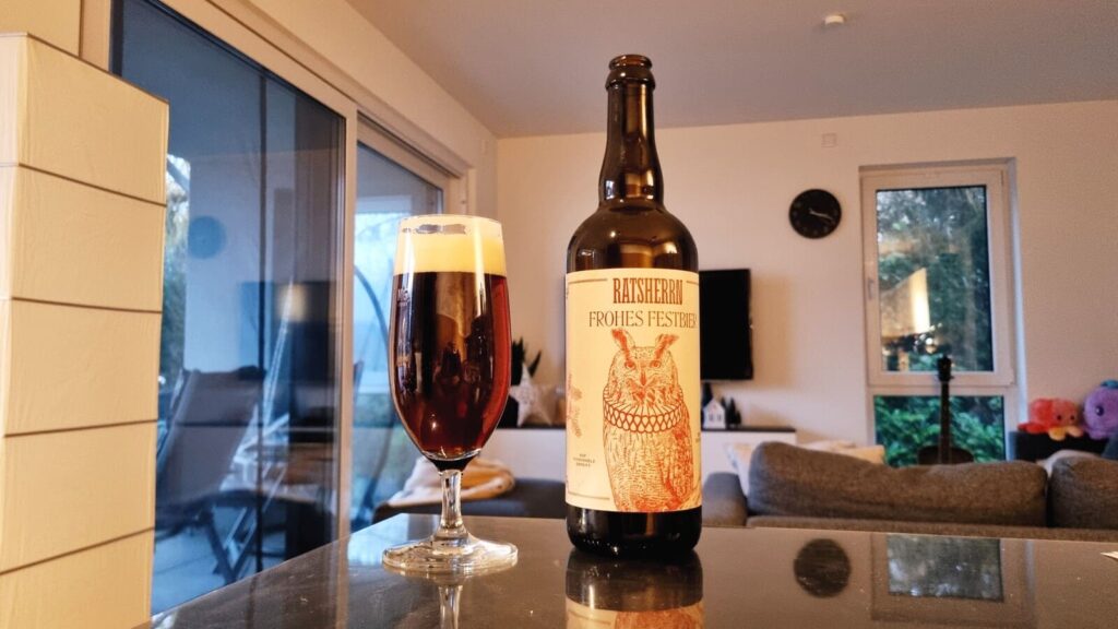Ratsherrn Frohes Festbier im Glas