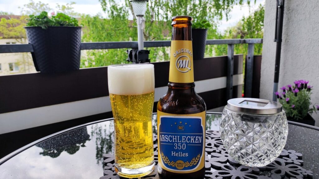 Arschlecken 350 eingeschenkt im Biertest
