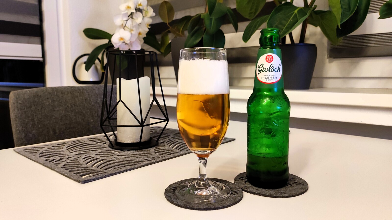 Grolsch Premium Pilsner eingeschenkt im Biertest