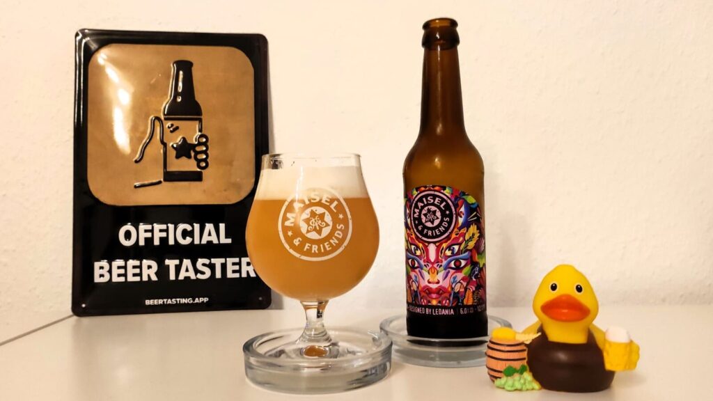 Maisel & Friends Artbeer #7 Hazy IPA eingeschenkt im Biertest
